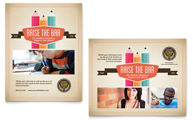 Tutoring School - Poster Sample Template