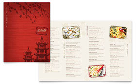 Asian Restaurant - Menu Template