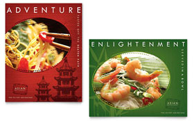 Asian Restaurant - Poster Sample Template
