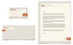 Bistro & Bar - Letterhead Template