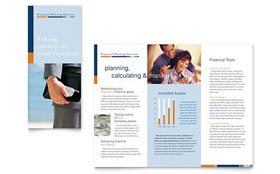 Financial Planning & Consulting - Tri Fold Brochure Template