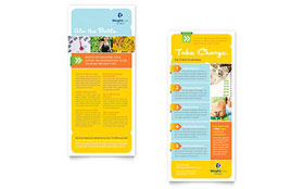 Weight Loss Clinic - Rack Card Template