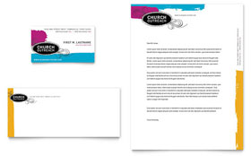 Church Outreach Ministries - Letterhead Template