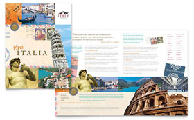 Italy Travel - Brochure Sample Template