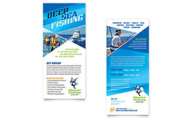 Fishing Charter & Guide - Rack Card Template