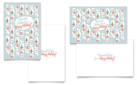 Happy Holidays - Greeting Card Template