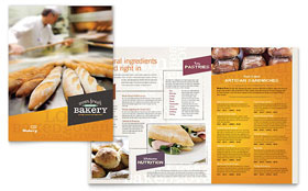 Artisan Bakery - Menu Template
