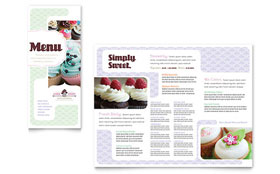 Bakery & Cupcake Shop - Menu Template