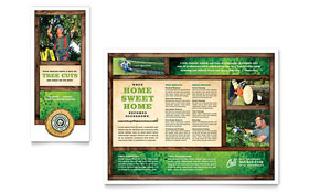 Tree Service - Tri Fold Brochure Template