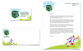 Youth Soccer - Letterhead Template