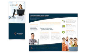 Free Sample Tri Fold Brochure Template