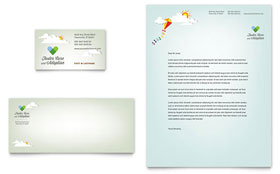 Non Profit Business Marketing - Business Card & Letterhead Template