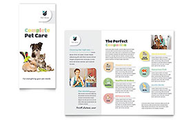 Pets & Animals Business Marketing - Brochure Template