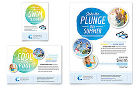 Sports & Fitness Business Marketing - Flyer & Ad Template