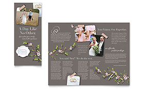 Wedding & Event Planning Business Marketing - Brochure Template